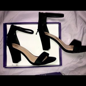 Black Block Heels
